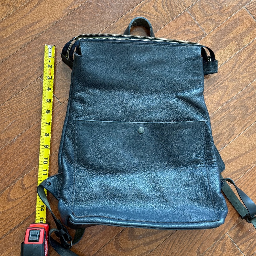 VIRRONEN leather backpack - Picture 4 of 11